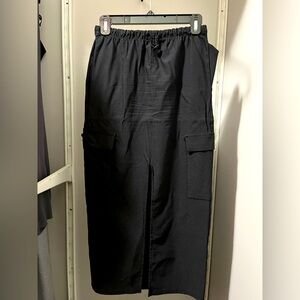 Black utility skirt from Spain